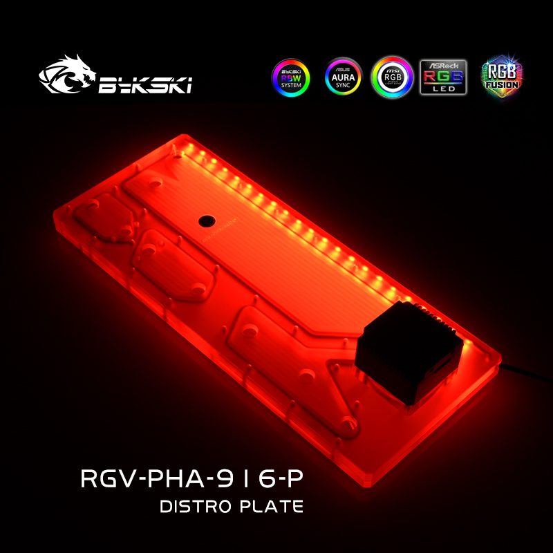 Bykski RGV-PHA-916-P Acrylic D - Distro Plate Ddc Pump Combo recension och pris