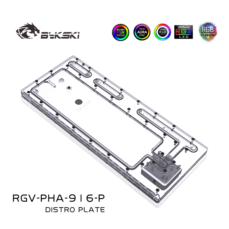 Bykski RGV-PHA-916-P Acrylic D - Distro Plate Ddc Pump Combo recension och pris